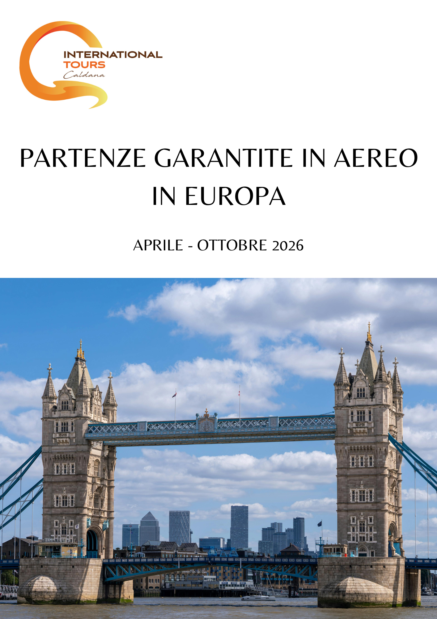 PARTENZE GARANTITE IN AEREO IN EUROPA